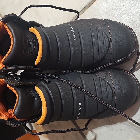 Timberland PRO Men's Black and Orange Work Boots - Picture 5 of 8